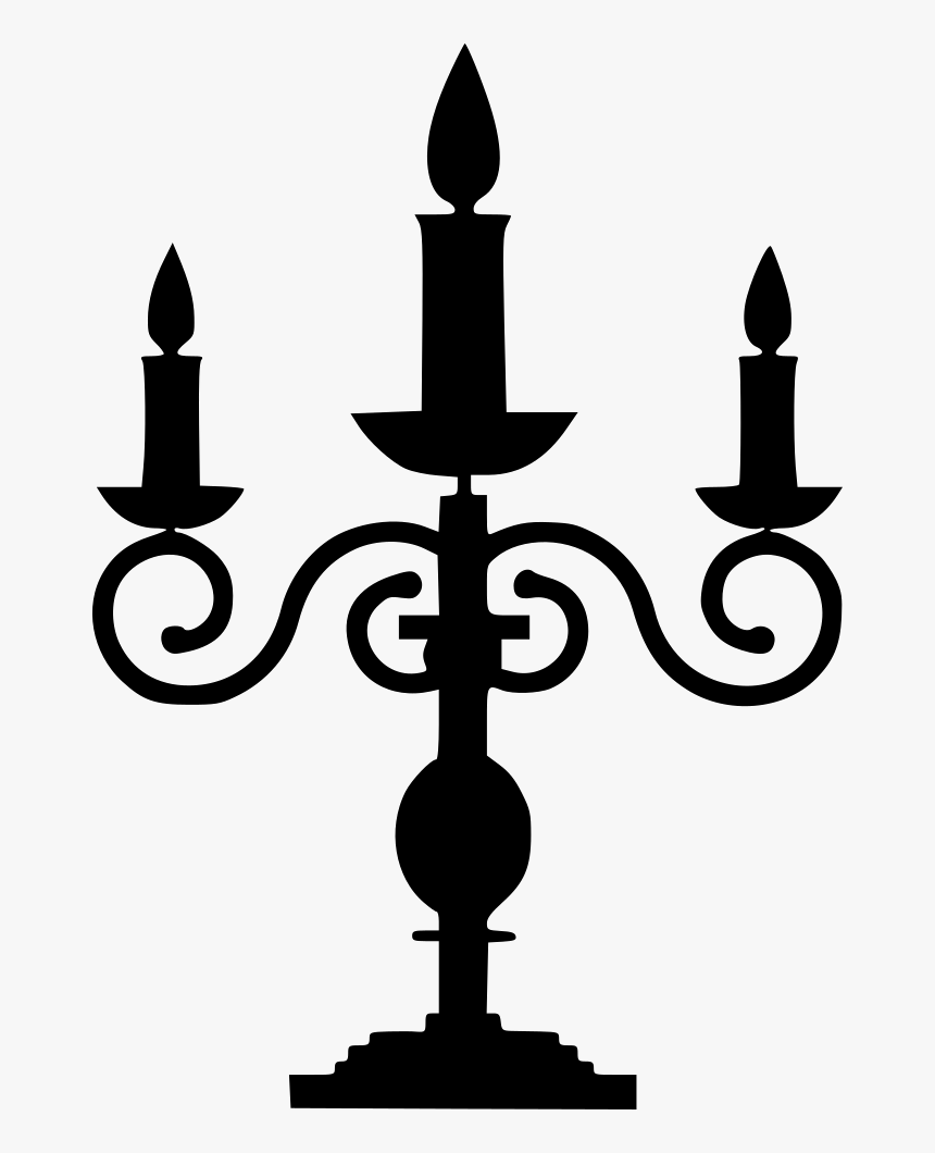 Candlestick Holder Lamp Holiday Symbol Luxury Celebration - Candelabra Clipart, HD Png Download, Free Download