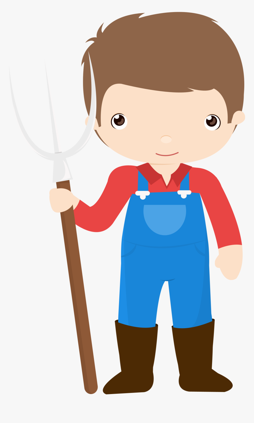 Transparent High Five Clipart - Farmer Clipart Transparent, HD Png Download, Free Download