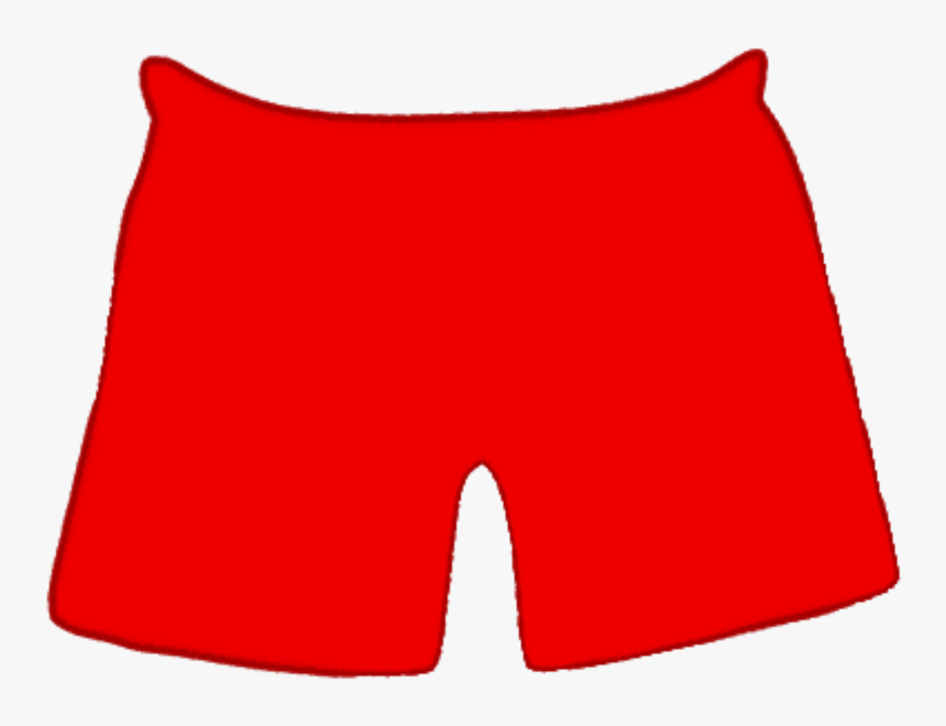 Red Short Clipart 5 By Lisa - Trunks, HD Png Download - kindpng