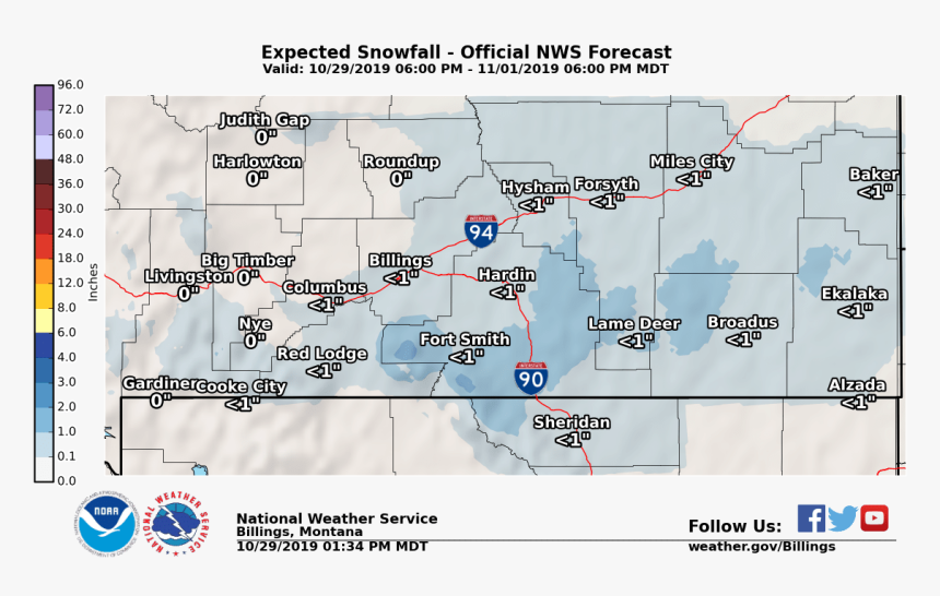 Official Nws Forecast - National Weather Service, HD Png Download, Free Download