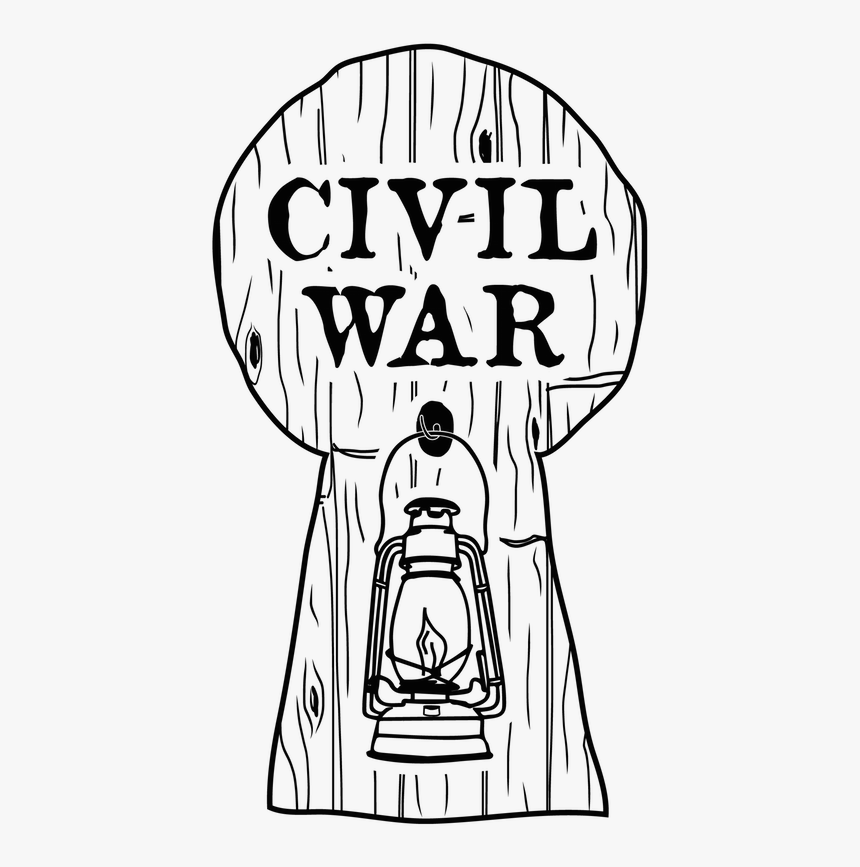 Civil Civil War Easy Drawings, HD Png Download kindpng