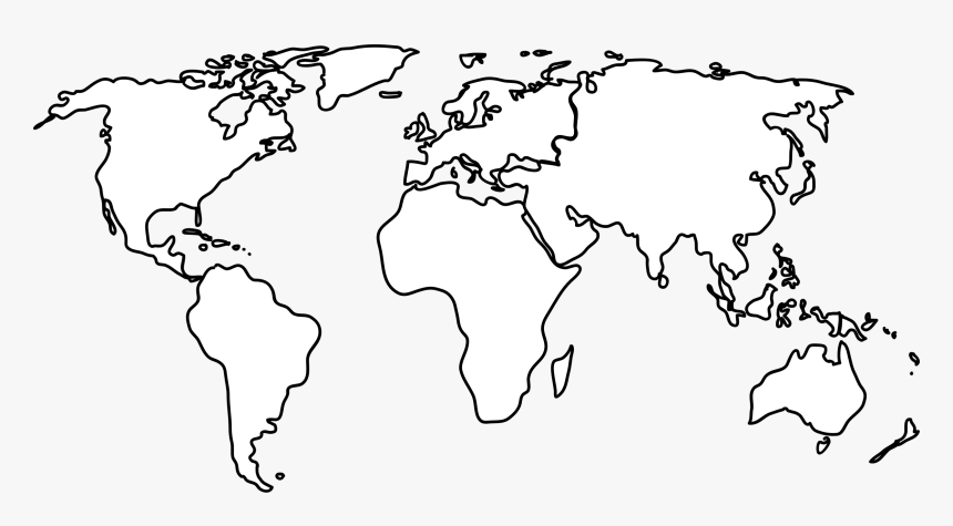 Tracing Map Of The World, HD Png Download, Free Download