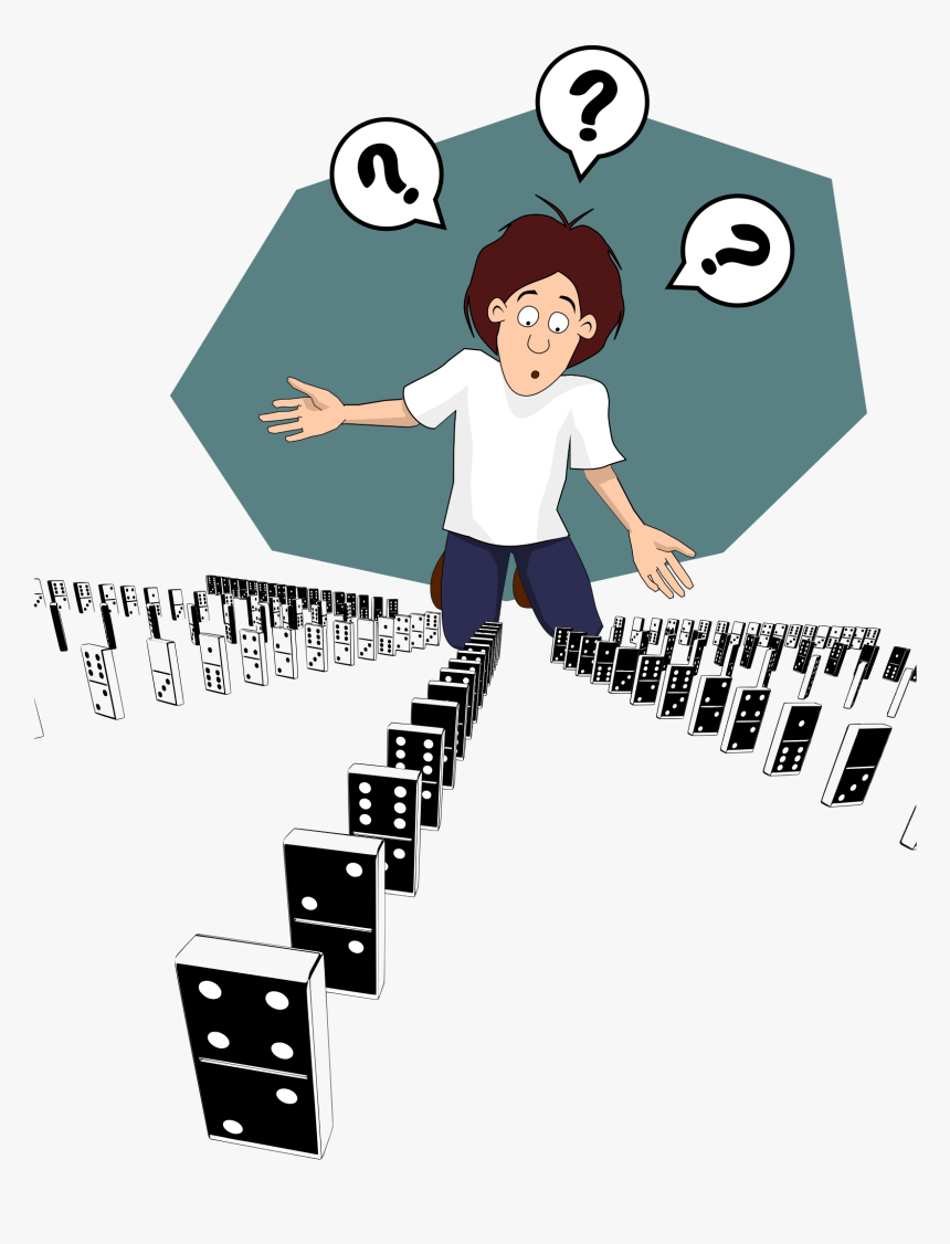 Domino Clip Arts - การ์ตูน เล่น โด มิ โน่, HD Png Download, Free Download