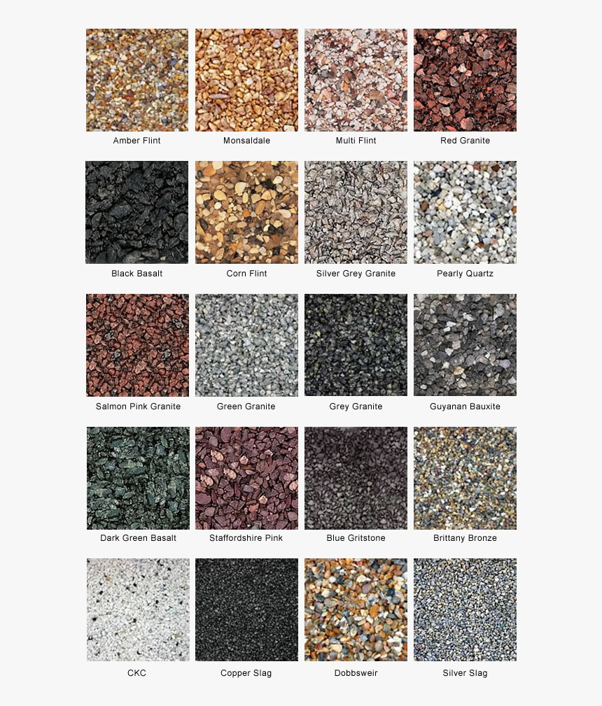 Driveway Paint Color Chart