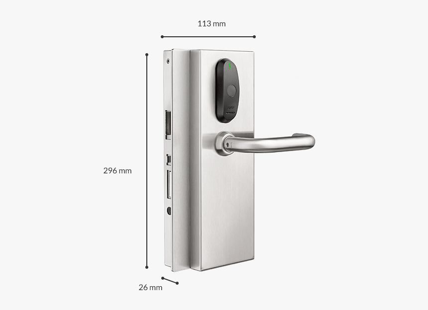 Salto Xs4 Glass Door Lock, HD Png Download, Free Download