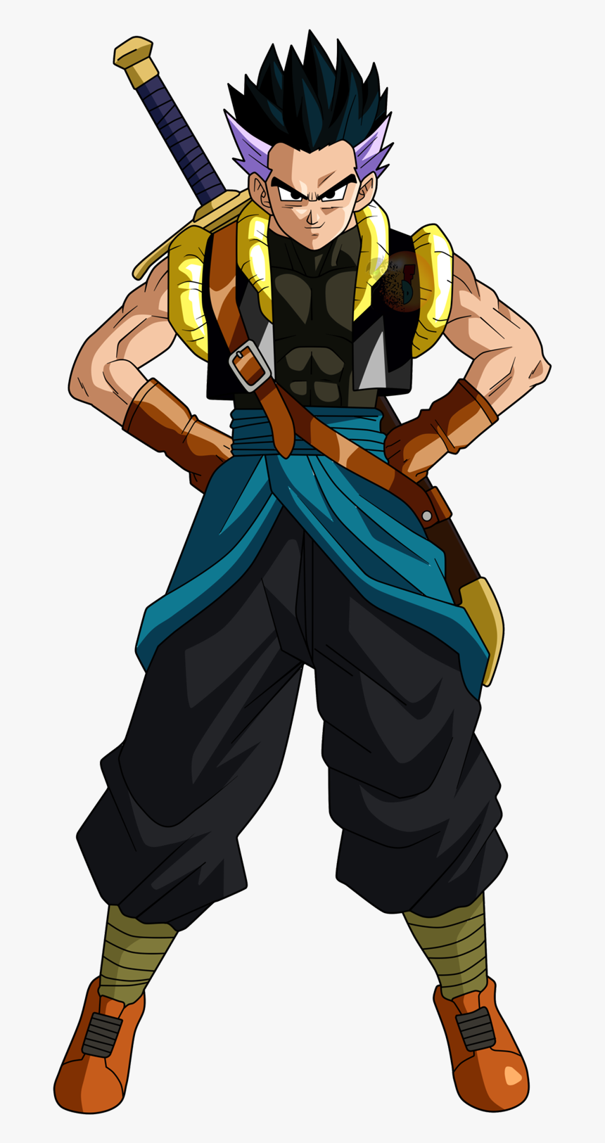 Gotenks Xeno Anime Anything Pinterest Dragon Ball Png - Trunks Dragon Ball Heroes, Transparent Png, Free Download