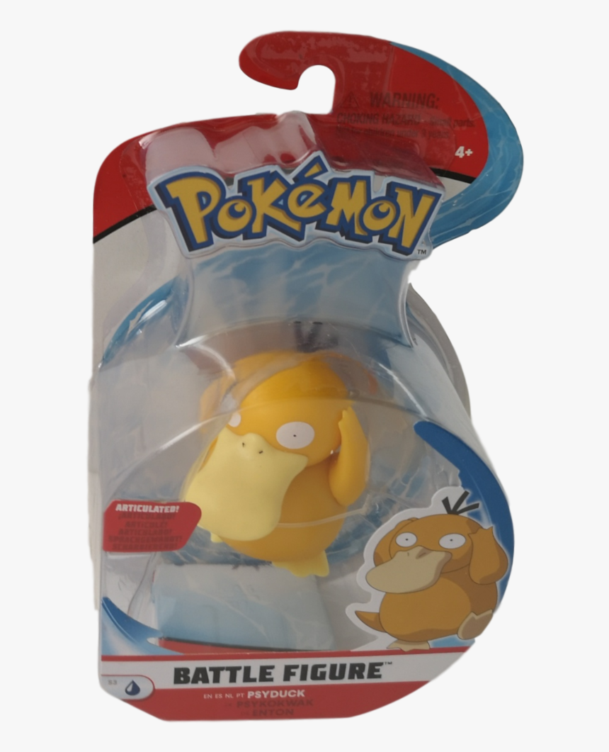 Pokemon Wicked Cool Toys Psyduck Figure, HD Png Download, Free Download