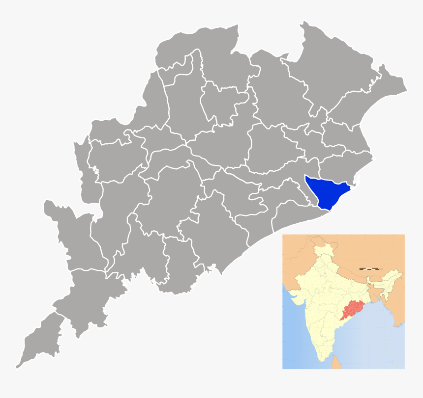 Location In Odisha, India - Jharsuguda In Odisha Map, HD Png Download, Free Download