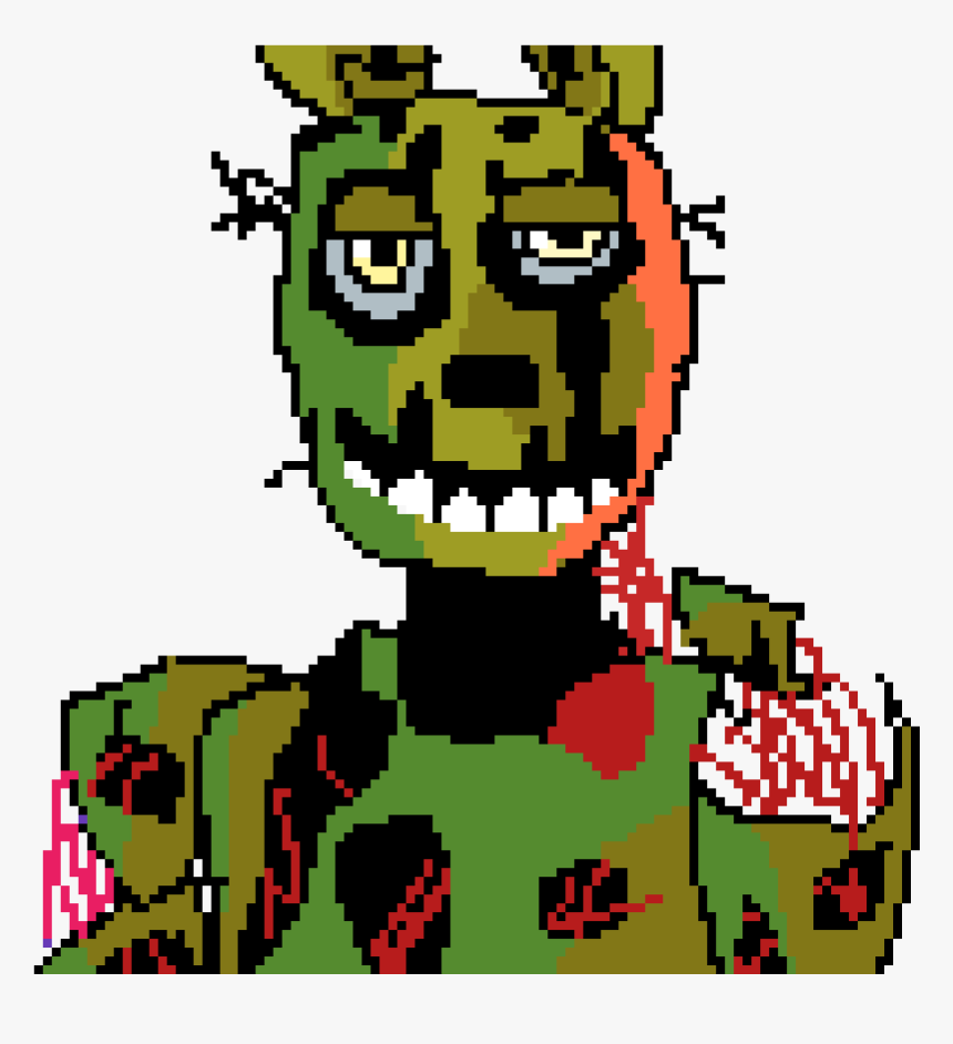 Springtrap/springbonnie , Png Download - Cartoon, Transparent Png, Free Download