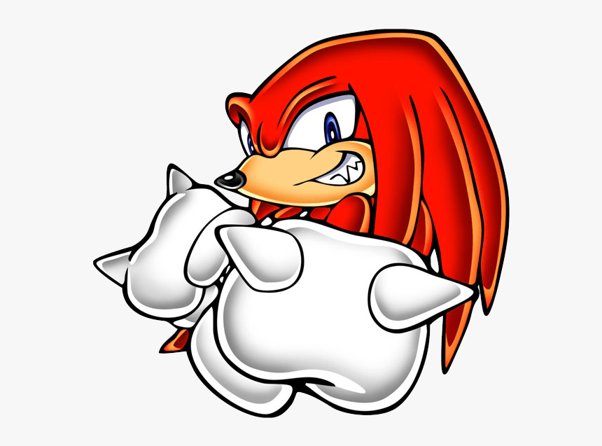 #knuckles 3 From The Official Artwork Set For #sonicadventure - Sonic Adventure Knuckles The Echidna, HD Png Download, Free Download