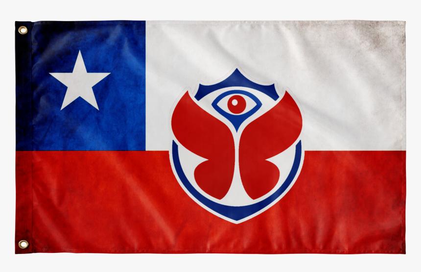 Chile Flag For Festival-tml - Tomorrowland Png, Transparent Png, Free Download