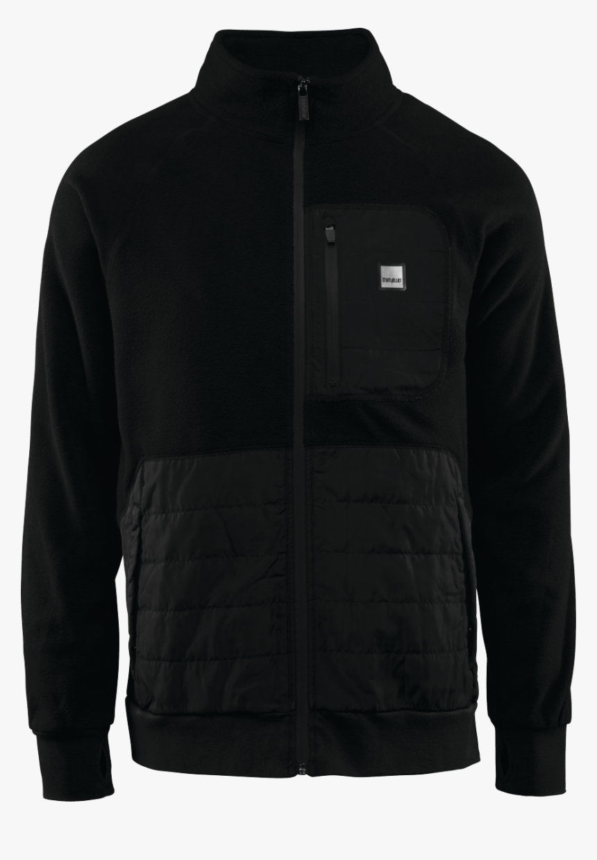 Logan Polar Fleece Bomber - Thirtytwo Logan Polar Fleece Bomber Black, HD Png Download, Free Download