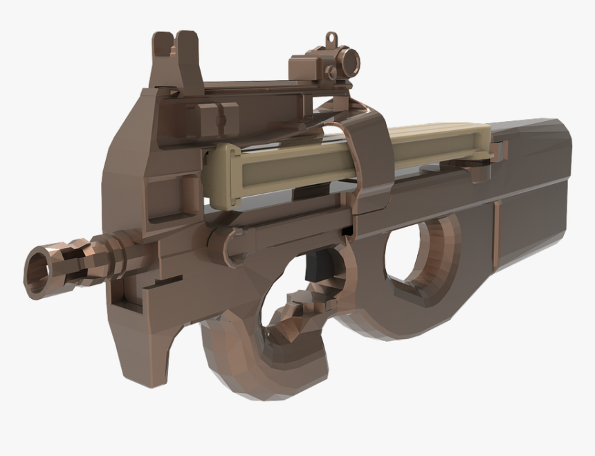 Gun 3d Render, HD Png Download, Free Download