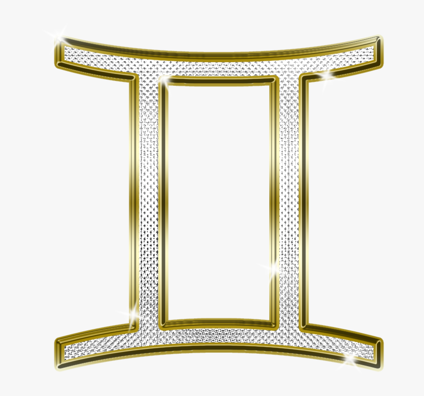 47838 - Gold Gemini Sign Png, Transparent Png, Free Download