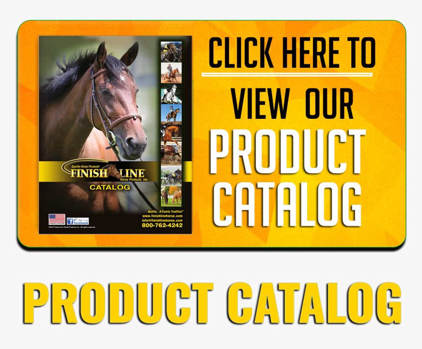 Finish Line Horse Products Dealer Catalog - Horse Product Catalog, HD Png Download, Free Download