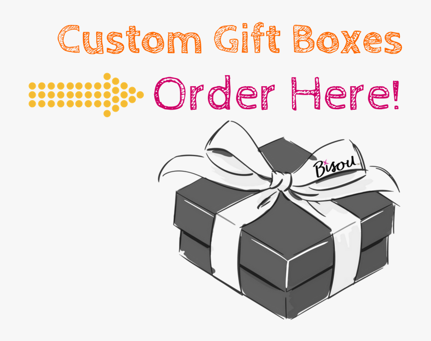 Bisou Boutique Gifts And Events Many Bisougoodies - Gift Wrapping, HD Png Download, Free Download