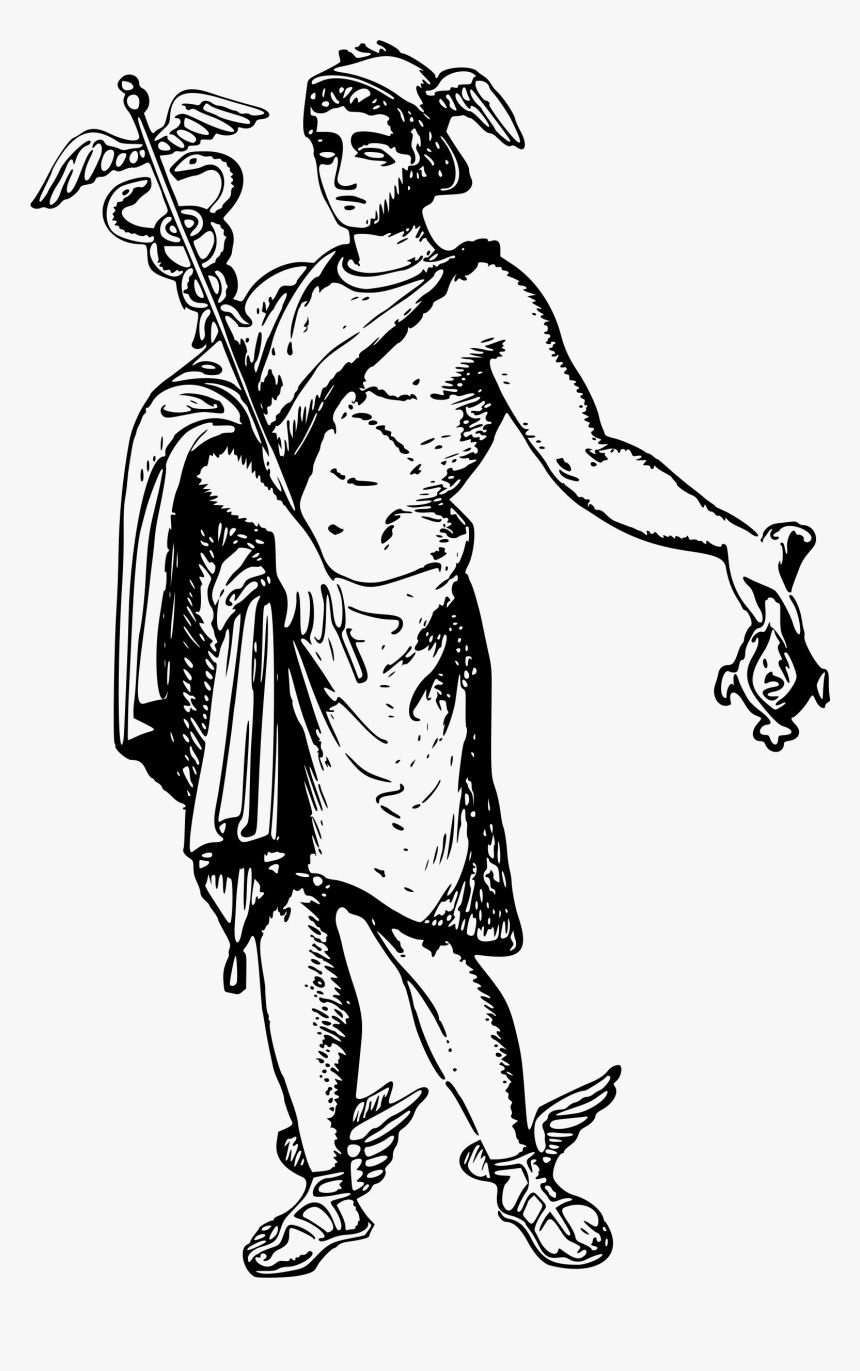 Mercury 3 Clip Arts - Hermes The God Transparent Background, HD Png ...