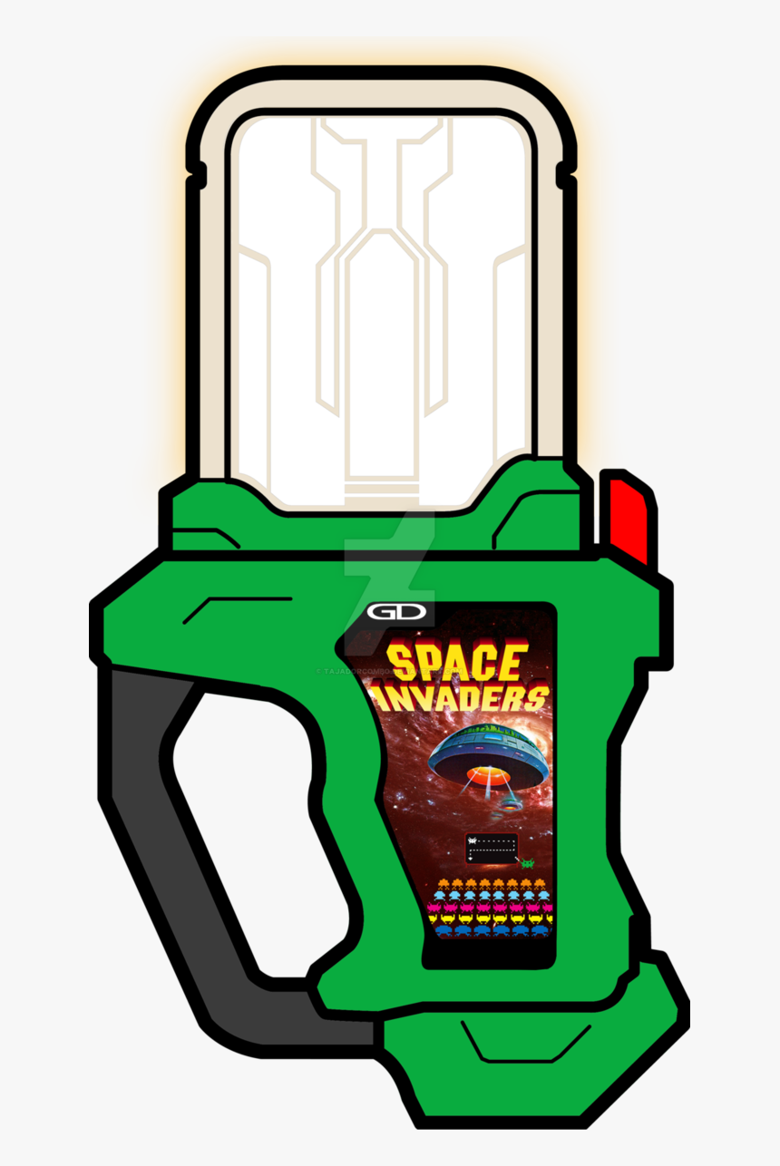 Space Invaders Gashat By Tajadorcombo - Gashat Kamen Rider Build, HD Png Download, Free Download