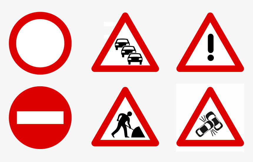 Traffic Sign Icons Clip Arts - Traffic Signs Icon, HD Png Download, Free Download