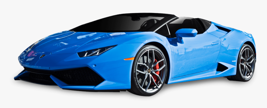 Lamborghini Huracan Blue Convertible, HD Png Download, Free Download