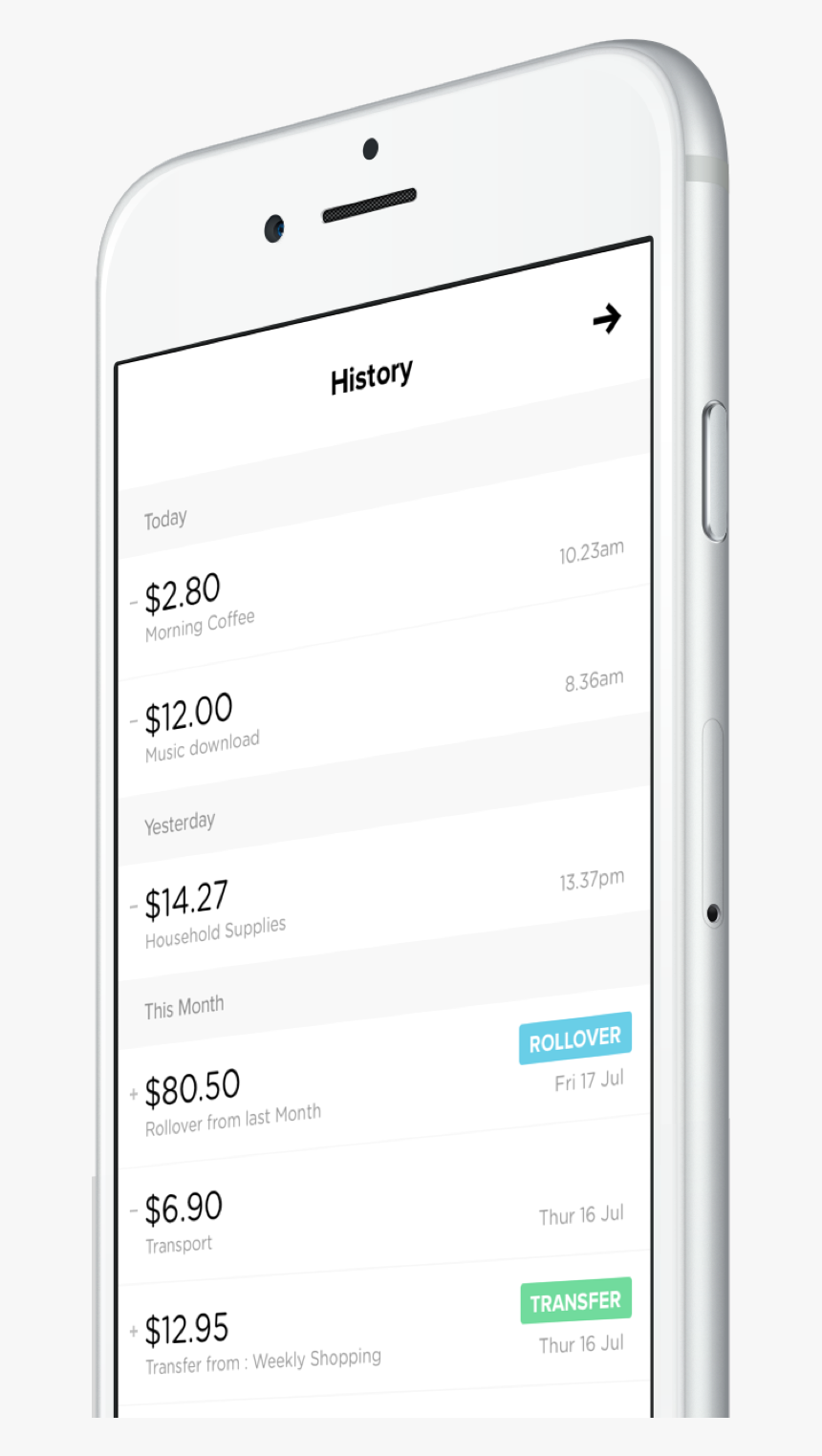 An Iphone App For Checking My Money And Finances - Software, HD Png Download, Free Download