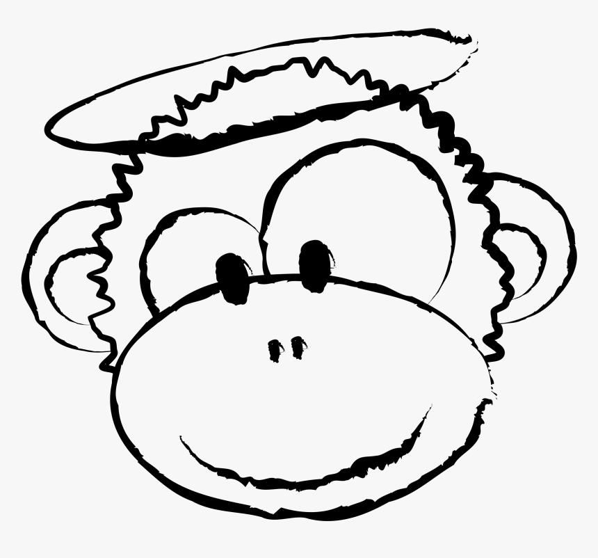 Black No Evil Monkey - Monkey, HD Png Download, Free Download