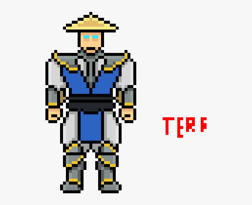 Transparent Raiden Png - Scorpion Mortal Kombat Pixel Art, Png Download, Free Download