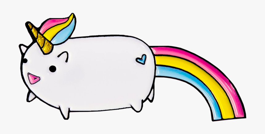 Lucky Rainbow Unicorn Pin, HD Png Download, Free Download