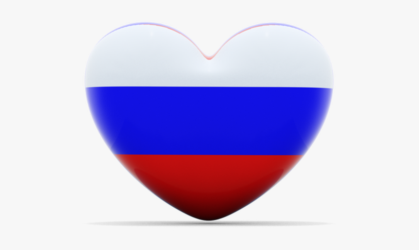 Flag Of Russia Flag Of England Heart - Heart, HD Png Download, Free Download