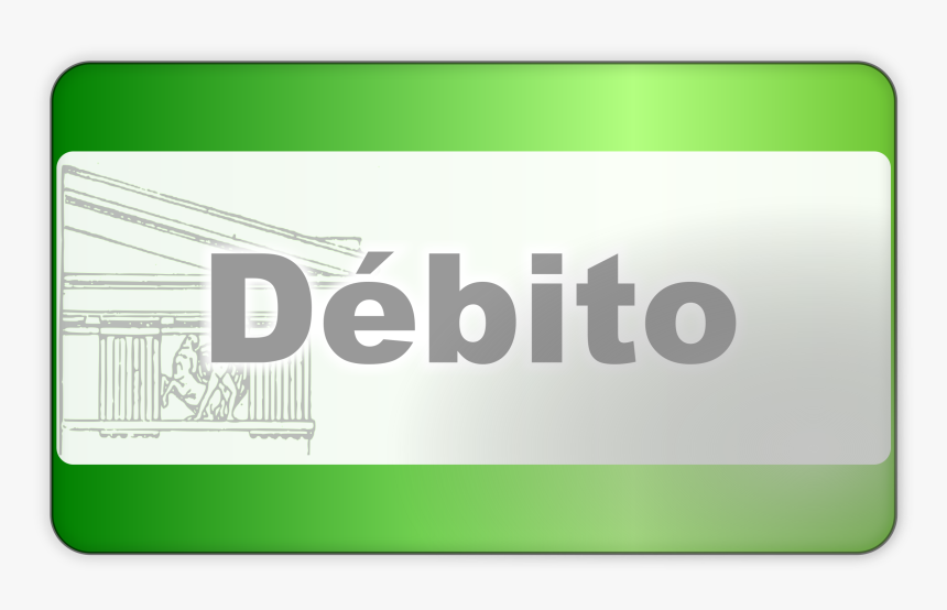 Card Clipart Debit Card - Desenho De Cartao De Debito, HD Png Download, Free Download