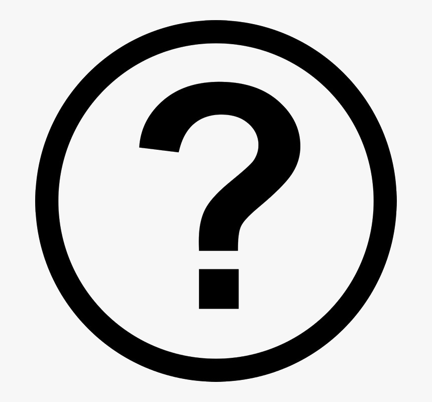 Transparent Question Mark Png Transparent 2 Number In Circle