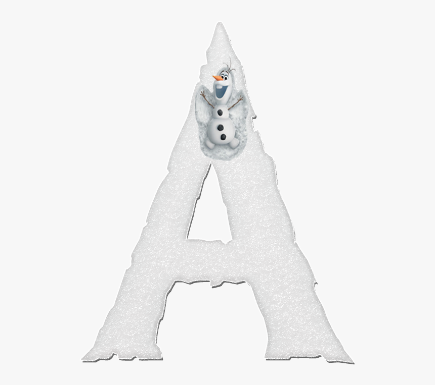 Alfabeto Decorativo Frozen Png - Statue, Transparent Png, Free Download