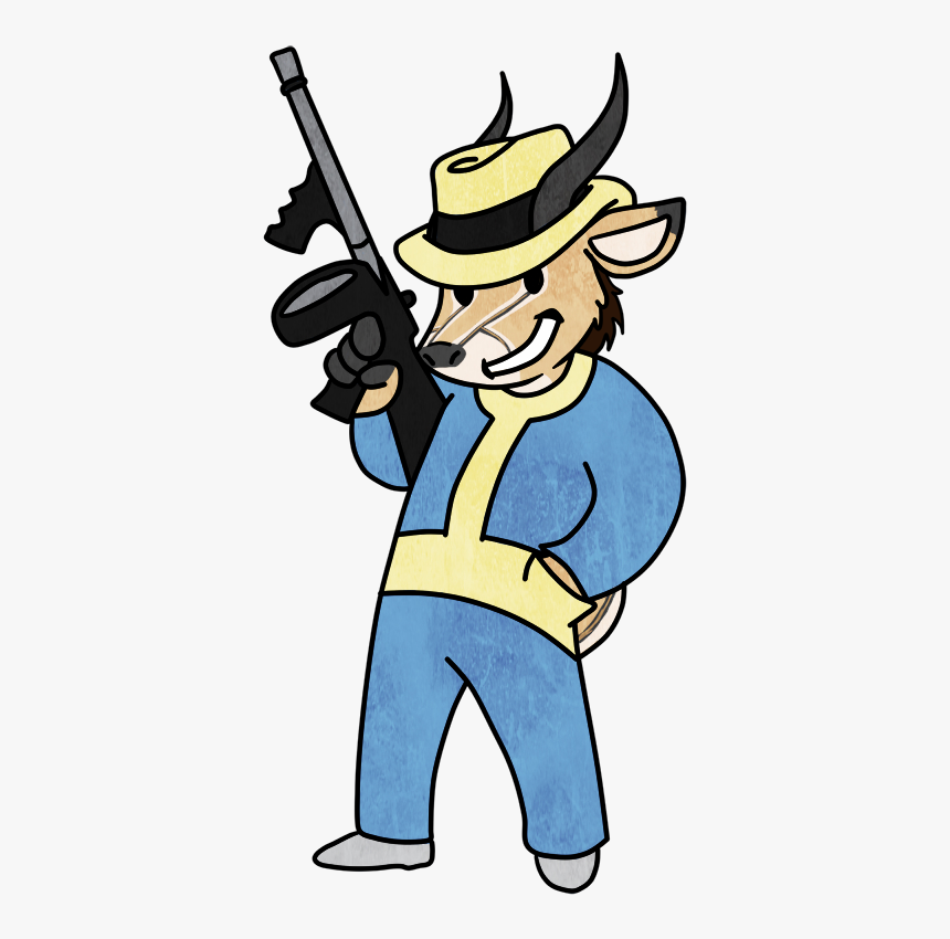 Vault Boy Mobster, HD Png Download, Free Download