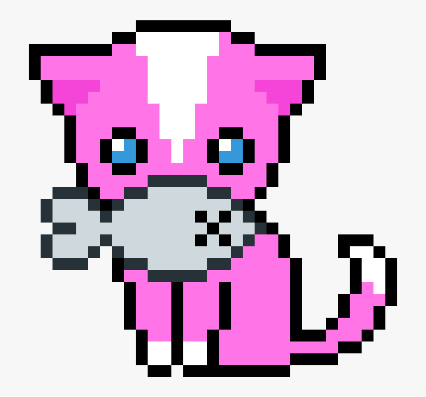 Pixel Art Cute Cat Clipart Png Download Pixel Art Cat Easy Transparent Png Kindpng
