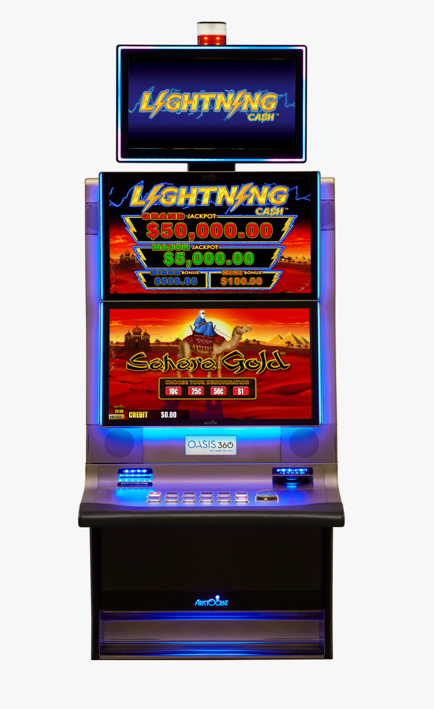 Lightning Link Pokie Machine, HD Png Download - kindpng