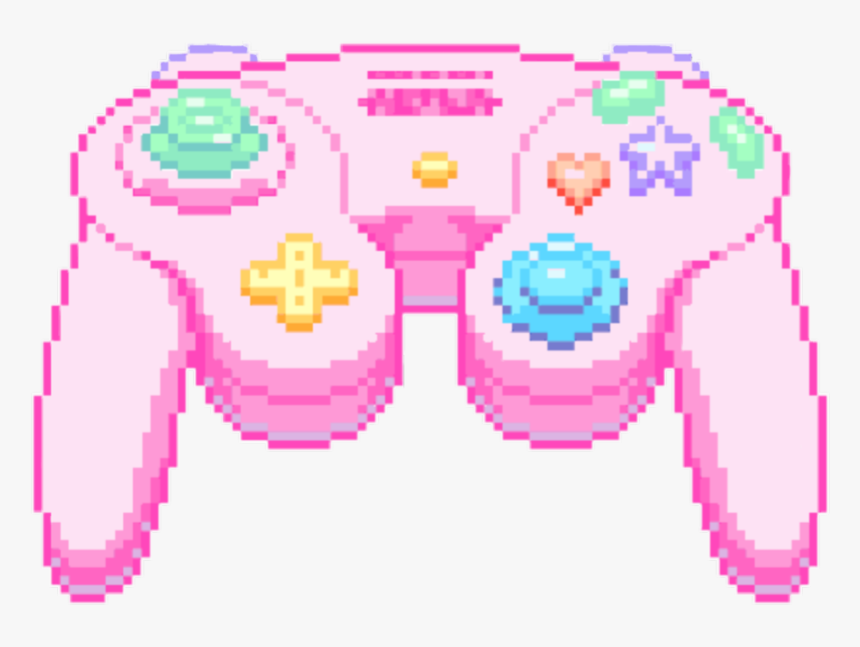 #kawaii #cute #game #console #pink #pastel #pixel #pixelated - Cute Game Controller Gif, HD Png Download, Free Download