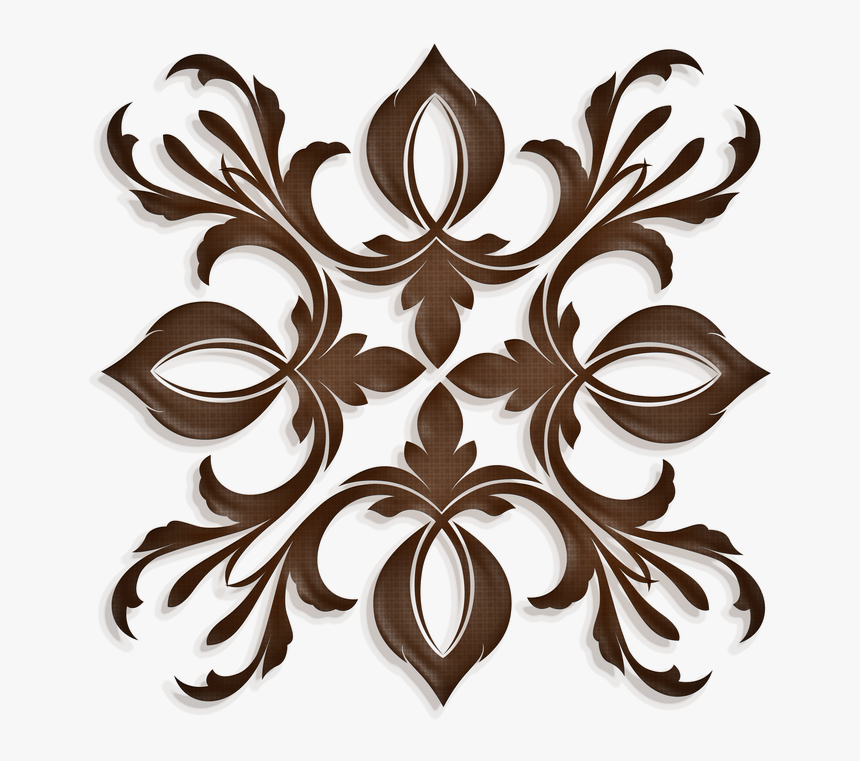 Square, Medallion, Brown, Shadow, Transparent, Classic - Clip Art, HD Png Download, Free Download