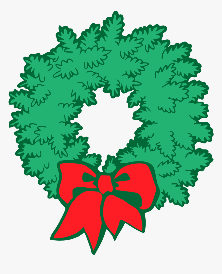 Christmas Wreath Svg Hd Png Download Kindpng