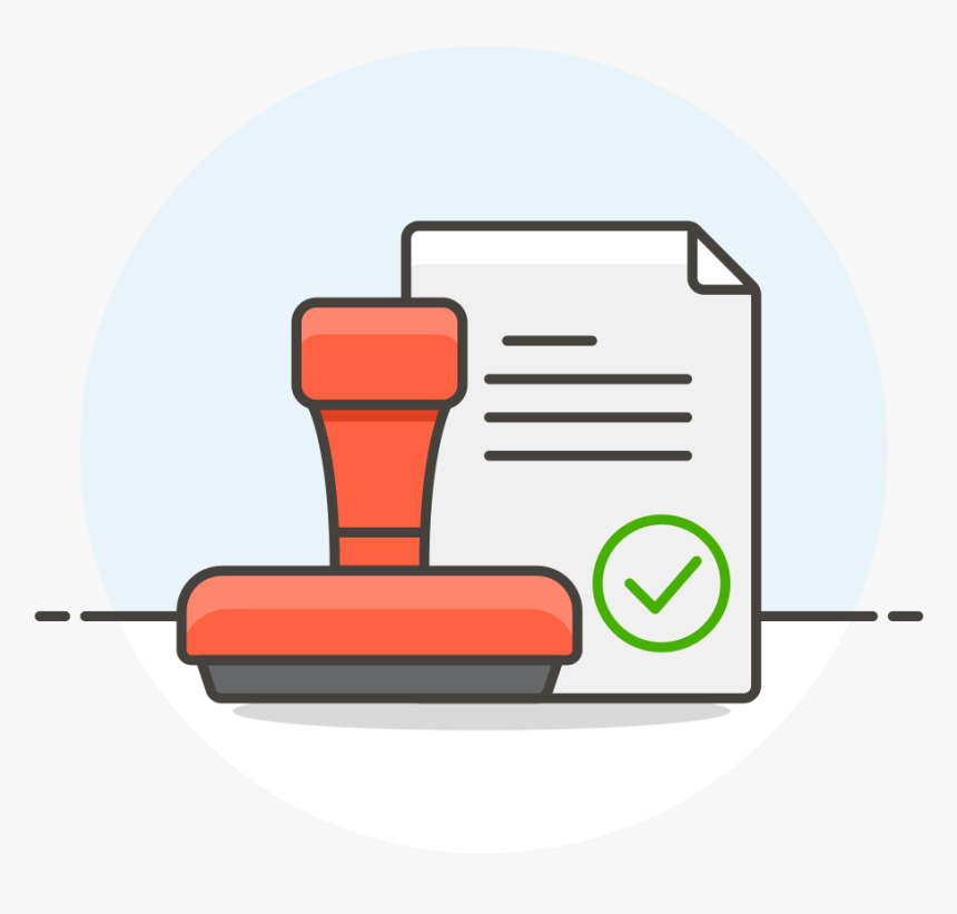 Stamp Document Icon - Stamp Document Icon Png, Transparent Png, Free Download