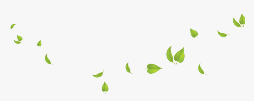 Falling Green Leaves Png, Transparent Png, Free Download