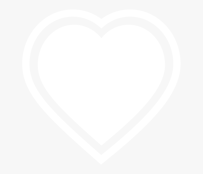 Heart- - Heart With Double Outline, HD Png Download, Free Download