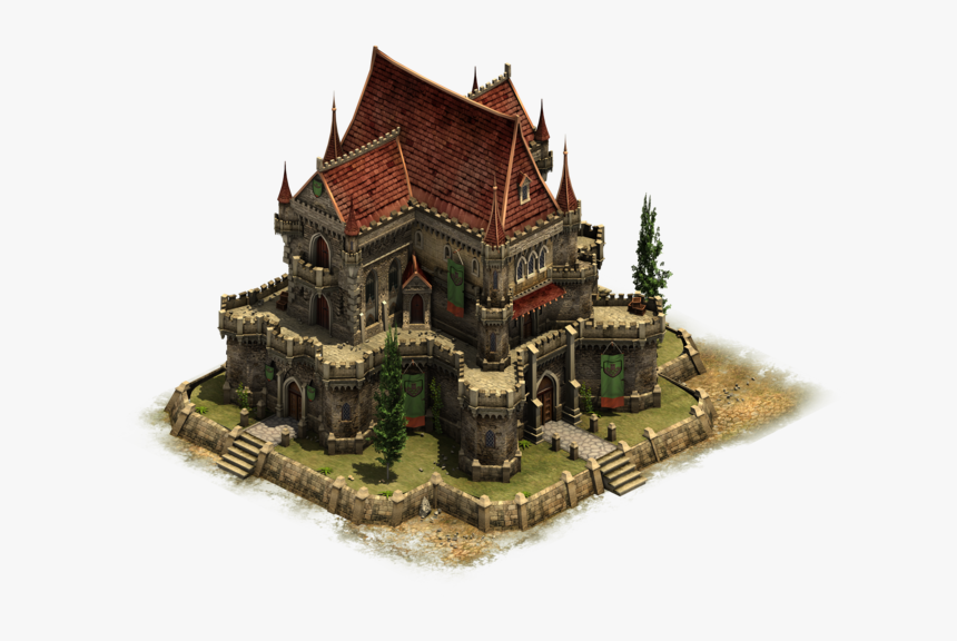 Forge Of Empires High Middle Ages Town Hall, HD Png Download, Free Download