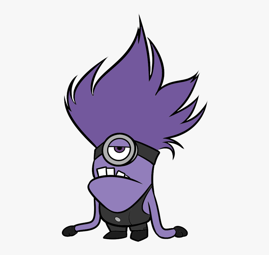 Transparent Evil Red Eyes Png - Purple Minion Clipart, Png Download, Free Download