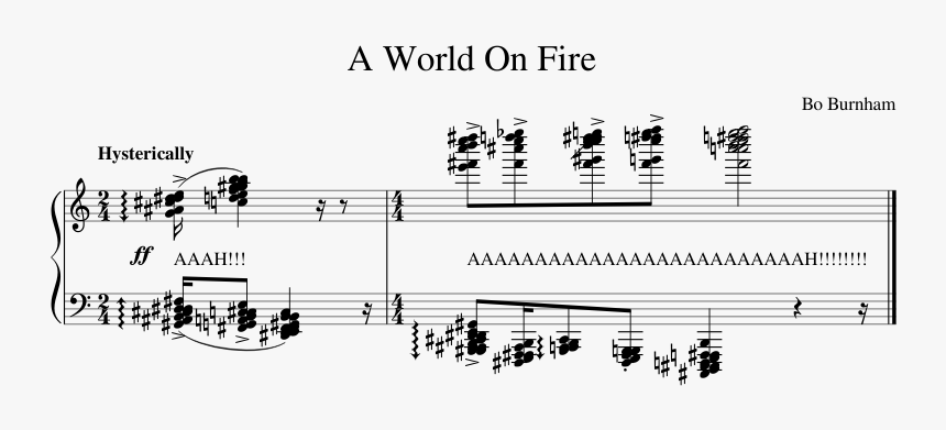 World On Fire Bo Burnham Lyrics, HD Png Download, Free Download