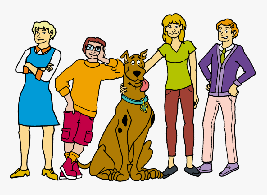 Scooby Doo Gang Fan Art - Scooby Doo Transparent, HD Png Download - kindpng