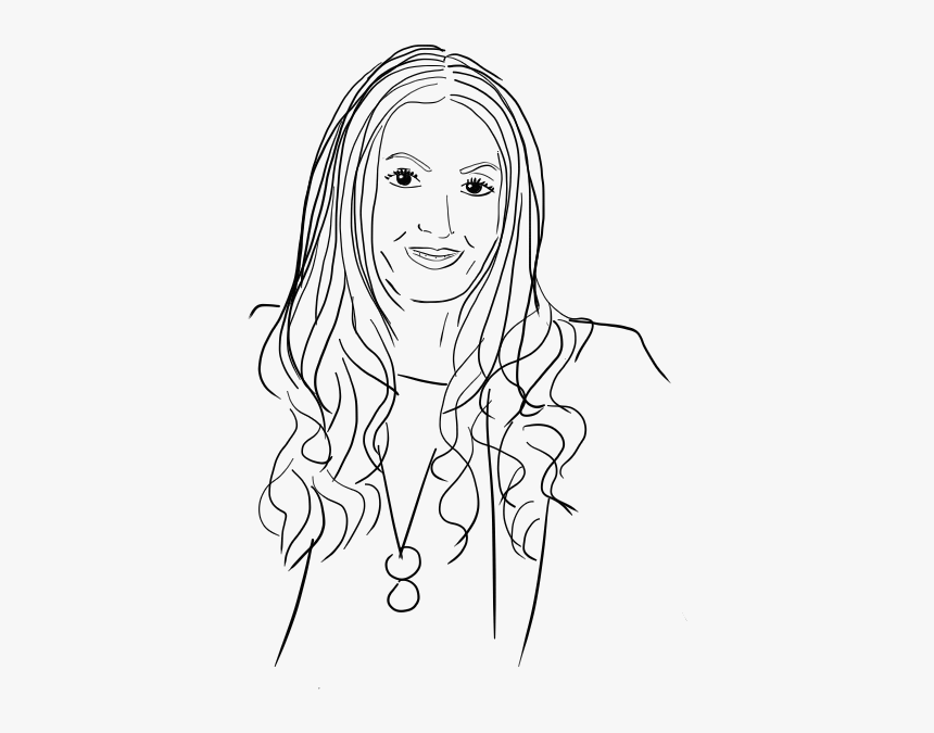 A Hand-drawn Sketch Of Roberta Lee - Sketch, HD Png Download, Free Download