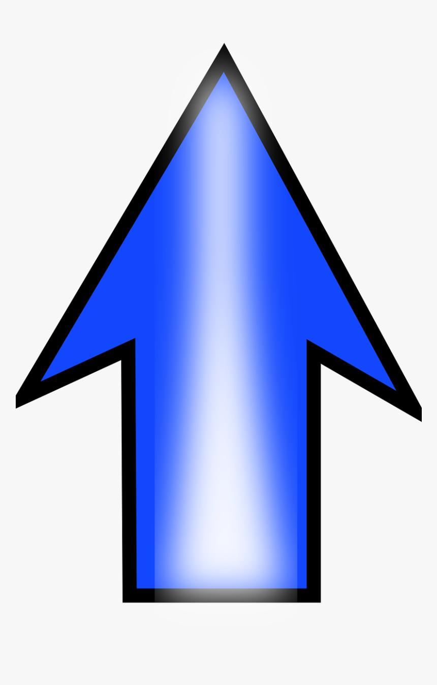 Arrow Up Blue - Clip Art Arrow Pointing Up, HD Png Download, Free Download