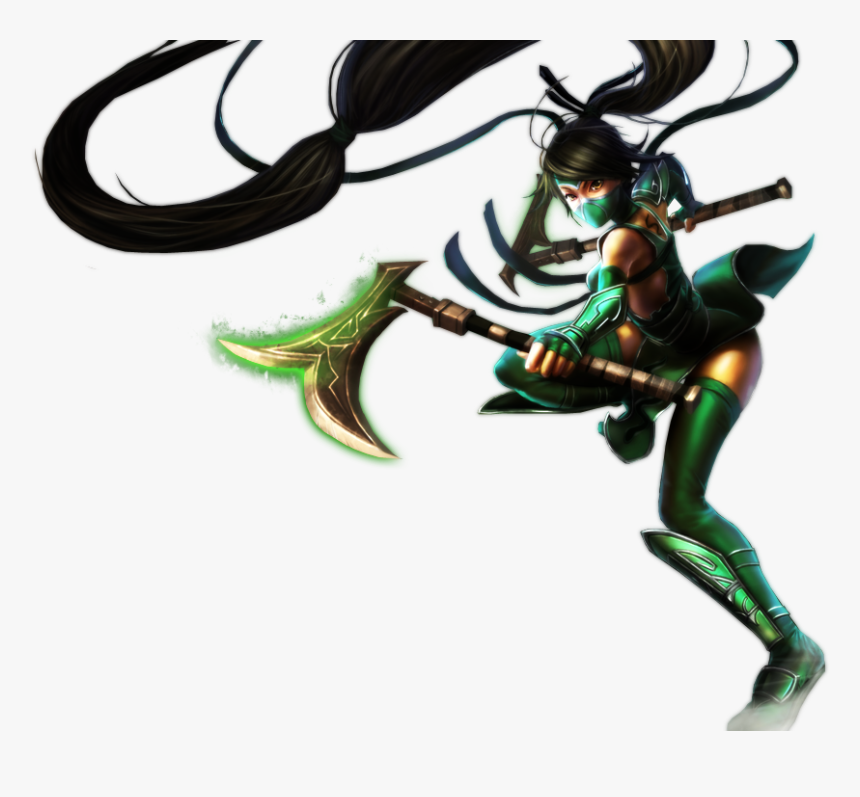 Akali Classic Splashart Png Image - Riven Nidalee League Of Legends, Transparent Png, Free Download