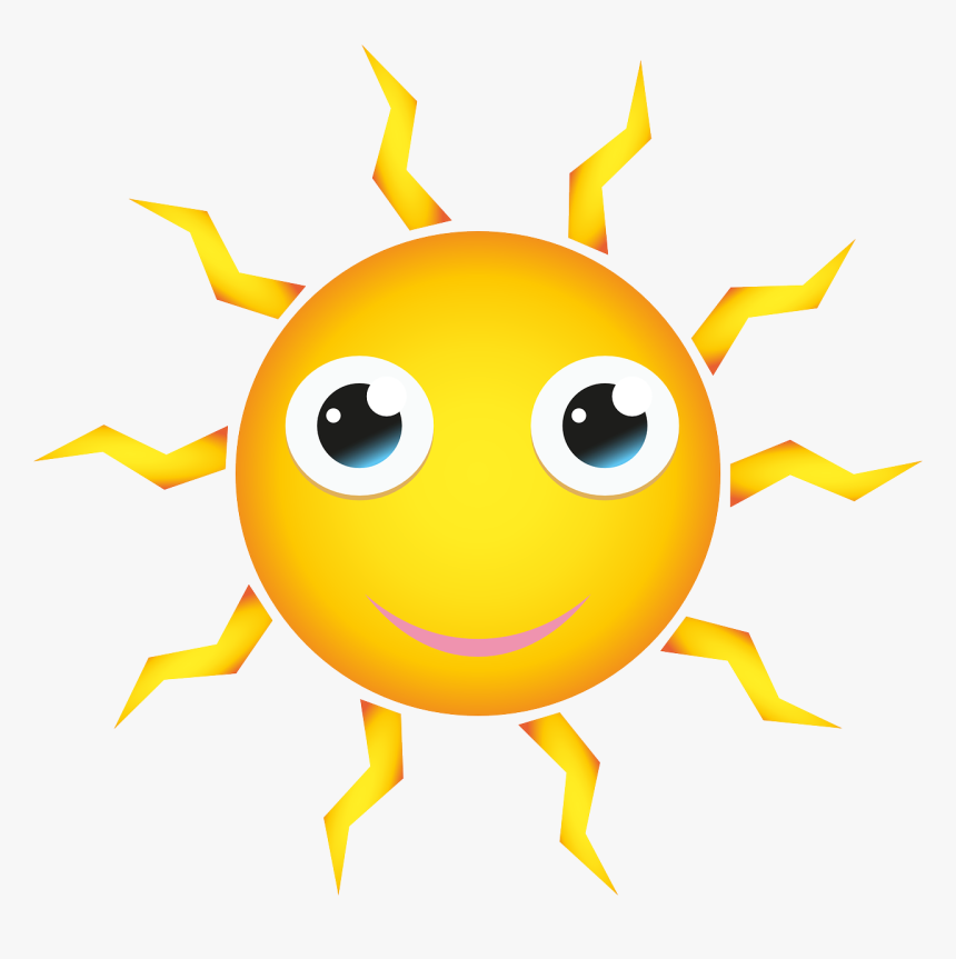 Cartoon Clip Art Of Sun, HD Png Download, Free Download