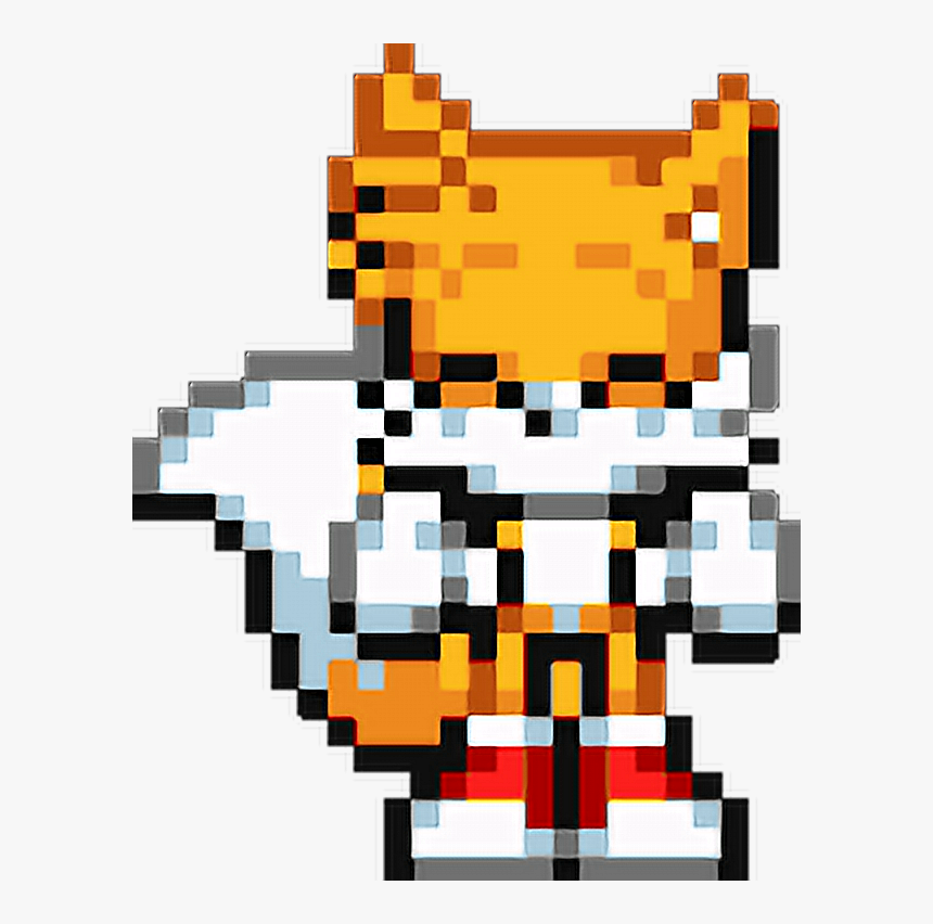 Transparent Tails Sprite Png - Cute Tails Pixel Art, Png Download - kindpng